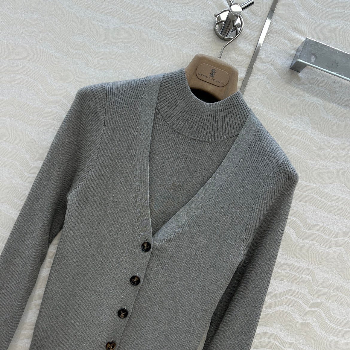 Brune 25fw cardigan vest set