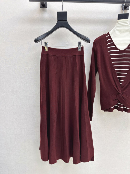 Chan 25fw knitted suit