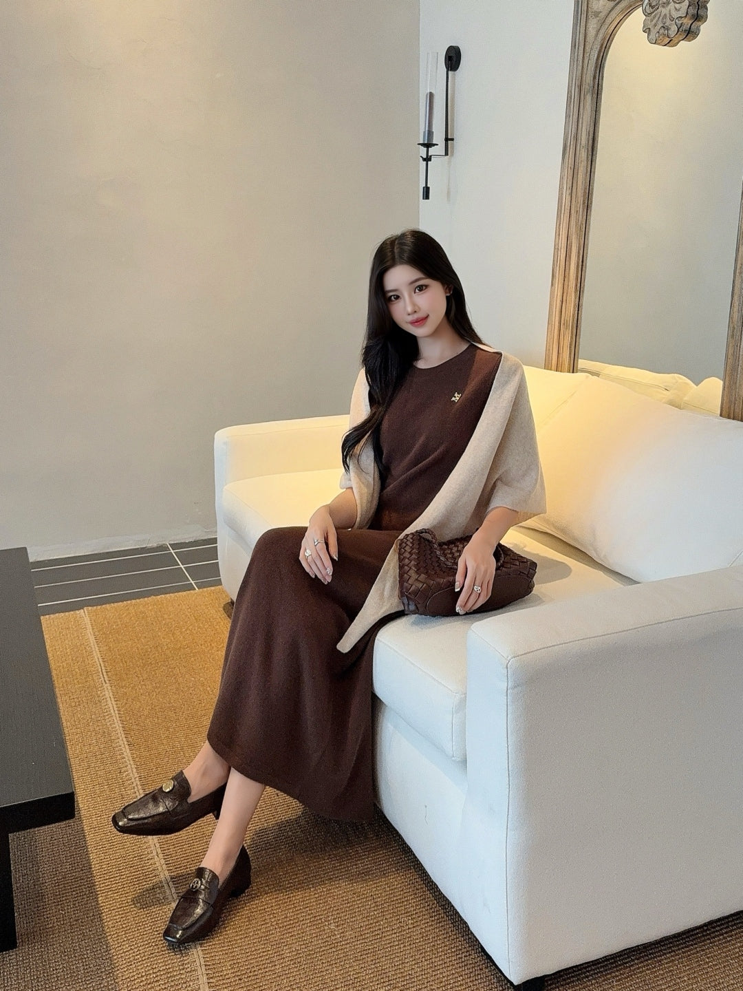 Max 25fw shawl dress
