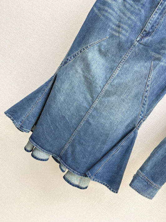 Mcq 25fw denim skirt