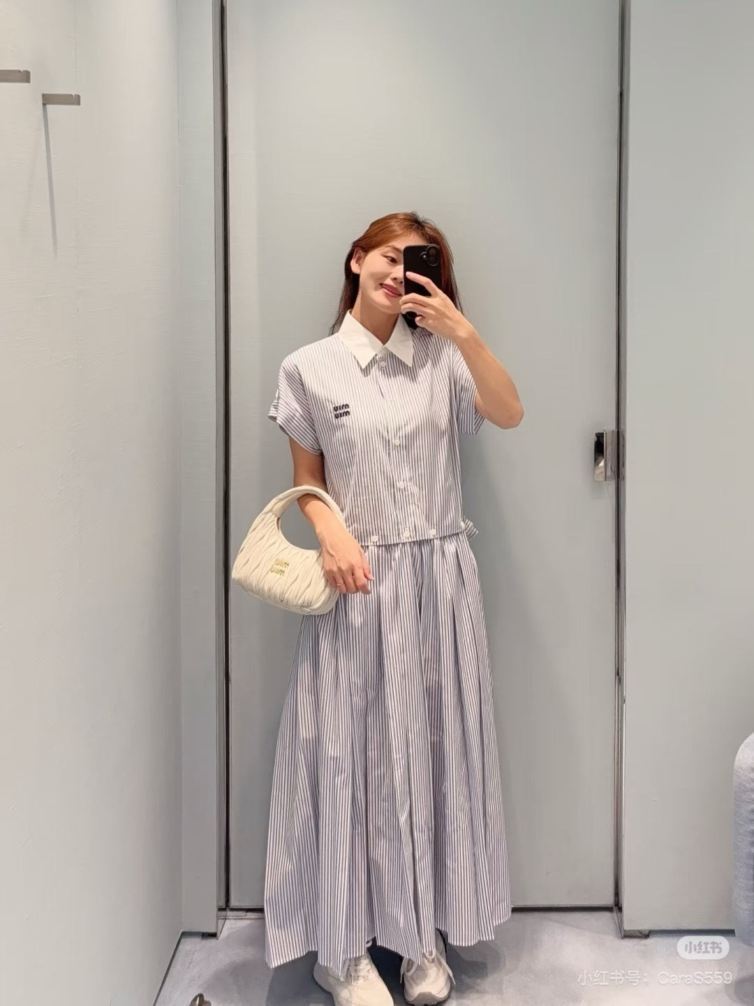Miu 25fw detachable dress