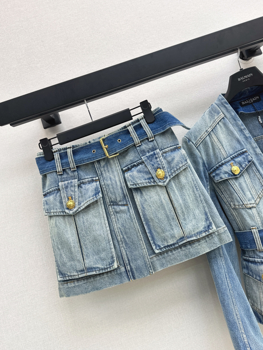 Balm 25fw denim skirt
