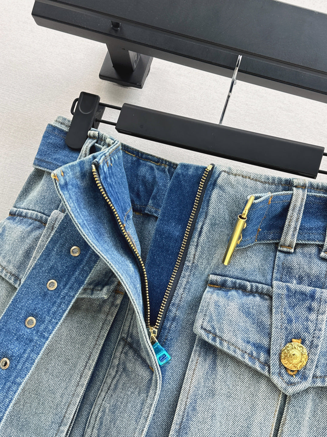Balm 25fw denim skirt