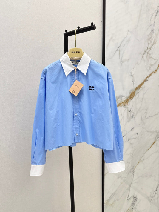 Miu 25fw crop shirt
