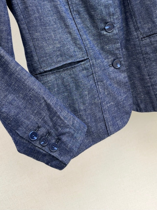 Brune 25fw denim blazer