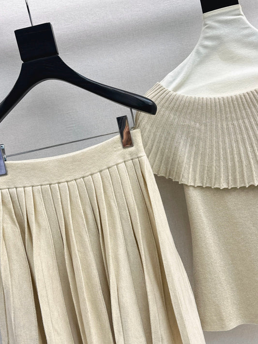 Chan 25fw knitted suit