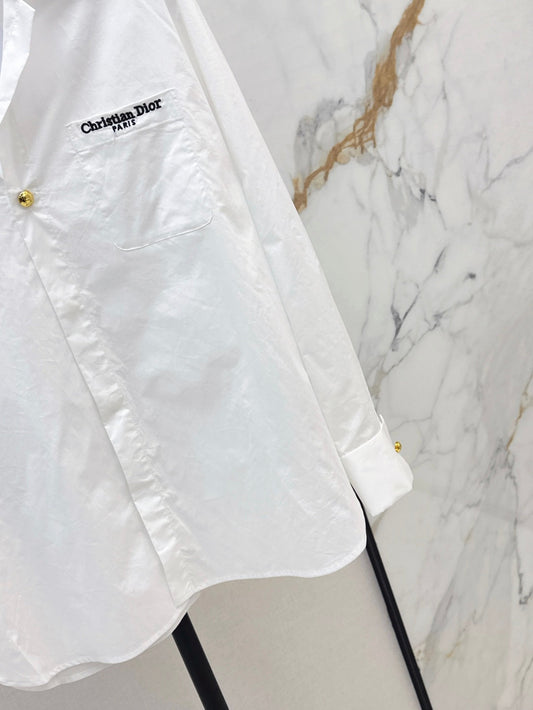 CD 25fw embroidered shirt