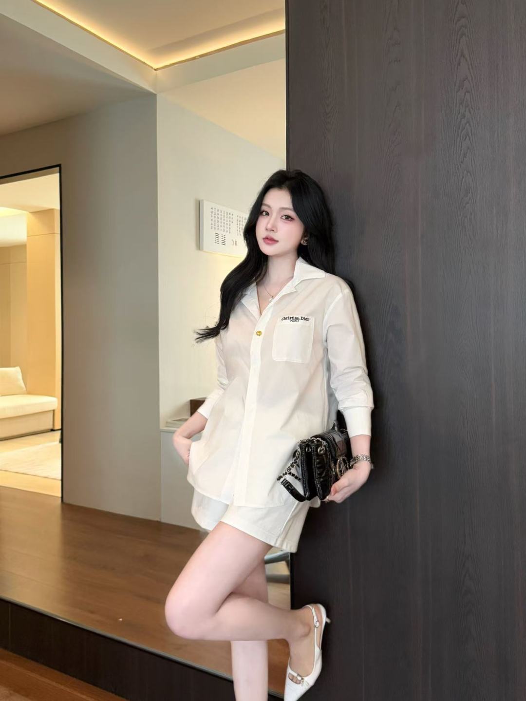 CD 25fw embroidered shirt