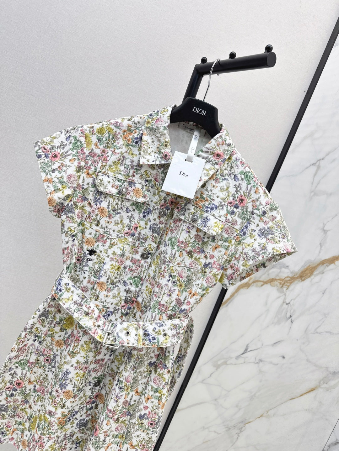 CD 25fw printed dress