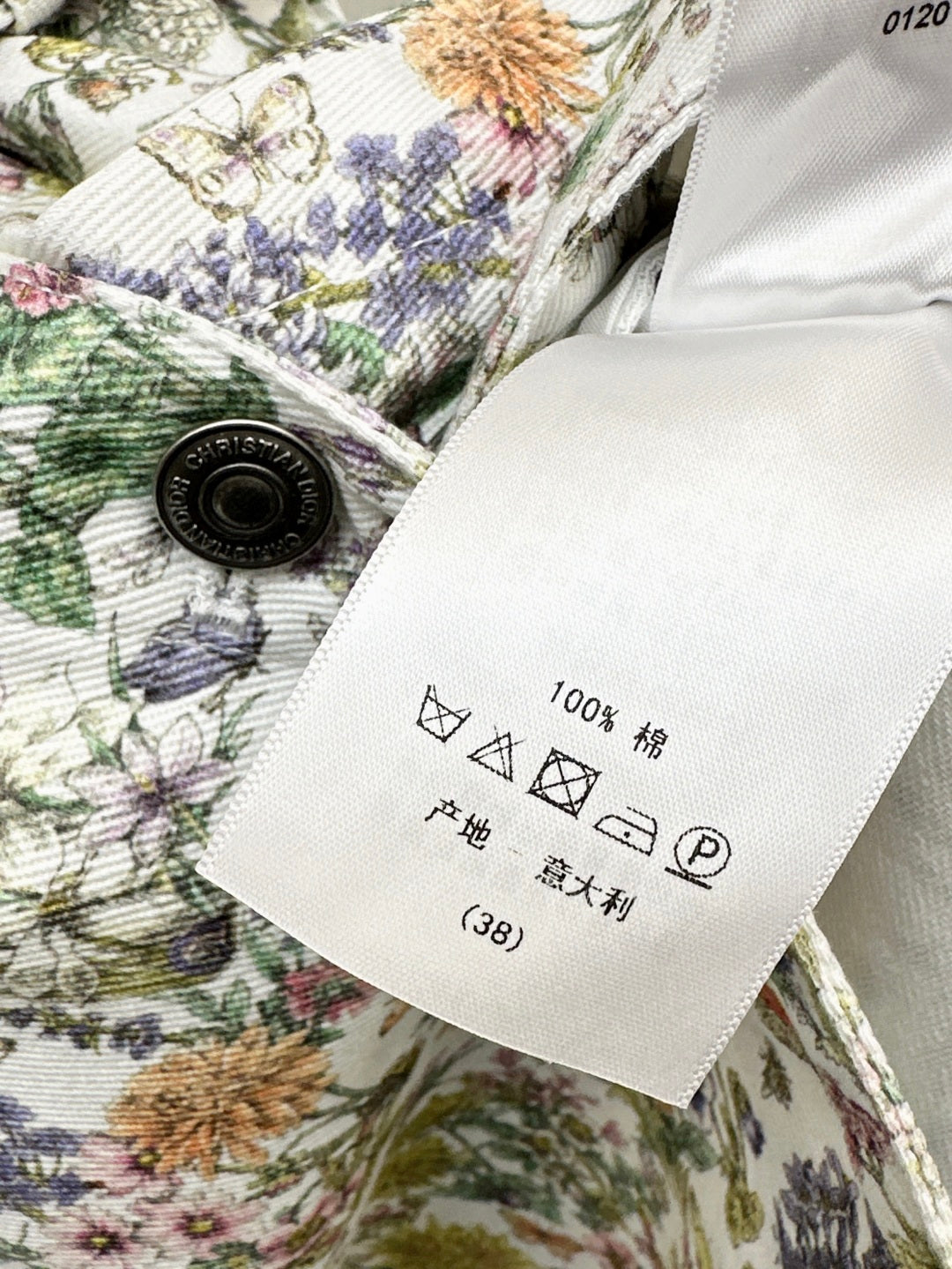 CD 25fw printed dress