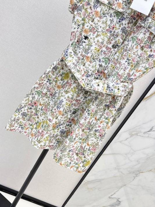 CD 25fw printed dress