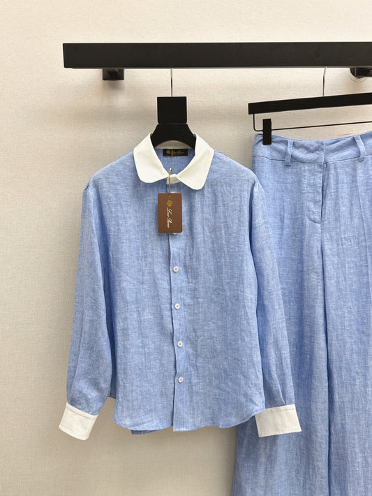 Loro 25fw linen suit