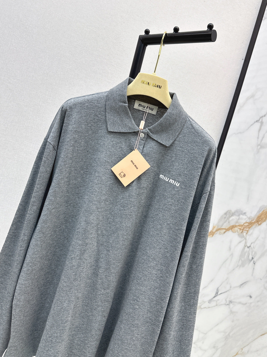 Miu 25fw polo shirt