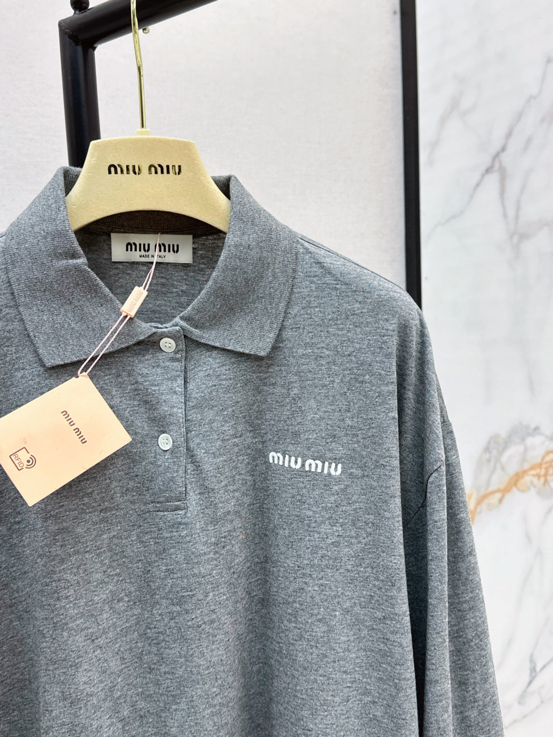 Miu 25fw polo shirt