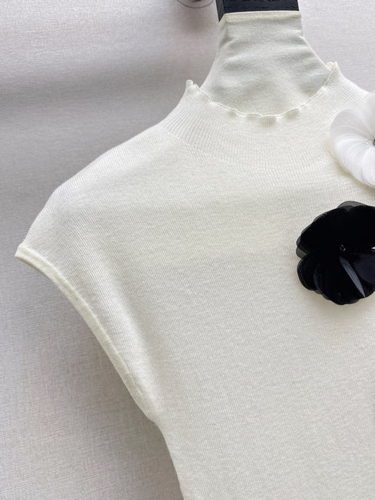 Chan 25fw knitted vest