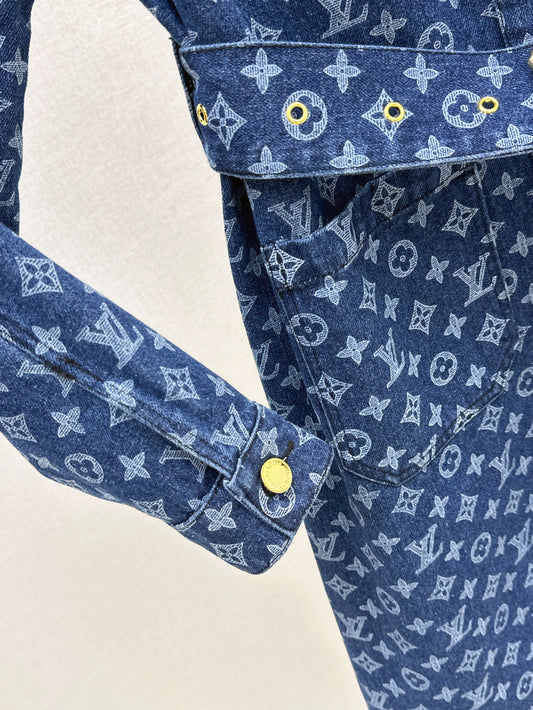 Louis 25fw jacquard dress