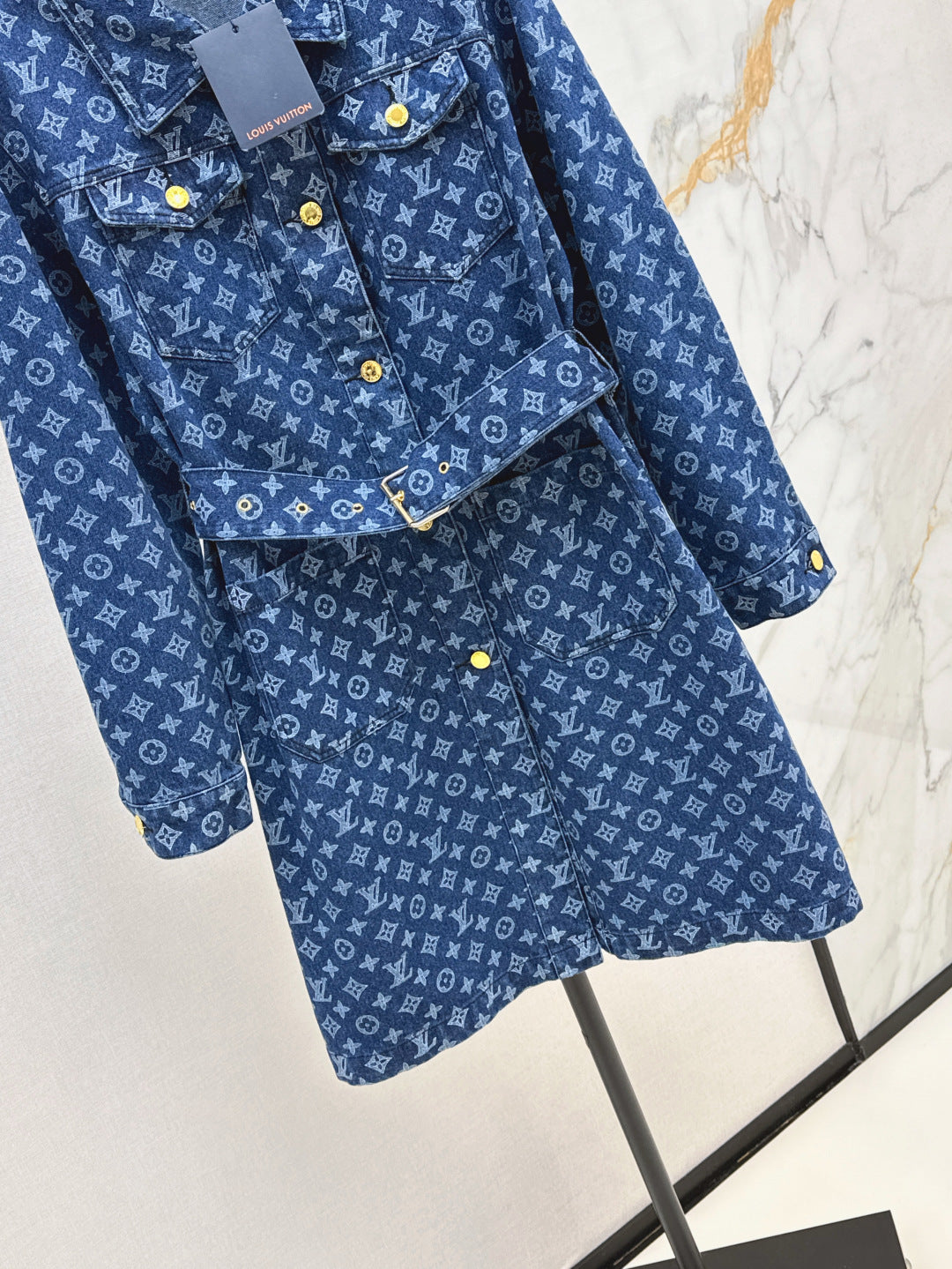 Louis 25fw jacquard dress