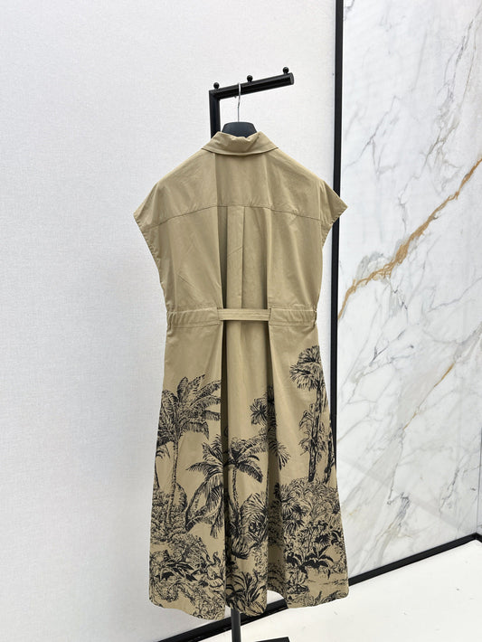 CD 25fw printed dress