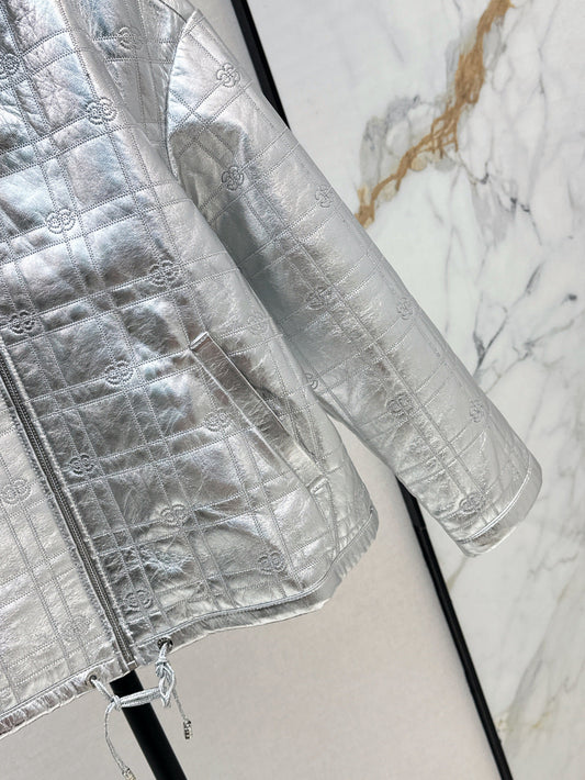 Chan 25fw leather jacket