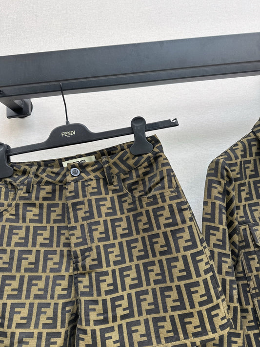 Fend 25fw denim suit