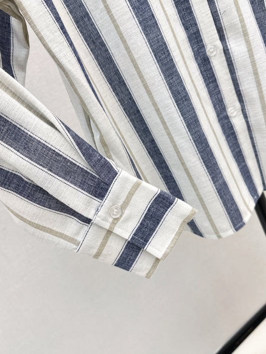 Loe 25fw linen shirt