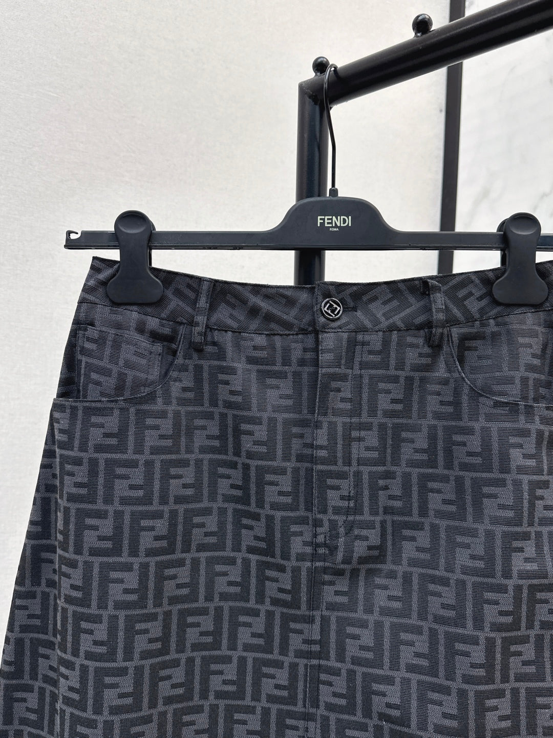 Fend 25fw jacquard skirt