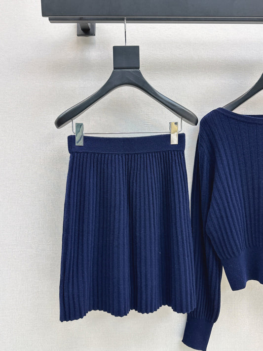 Loro 25fw cashmere knitted suit