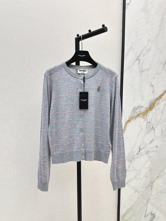 Saint lau 25fw knitted cardigan