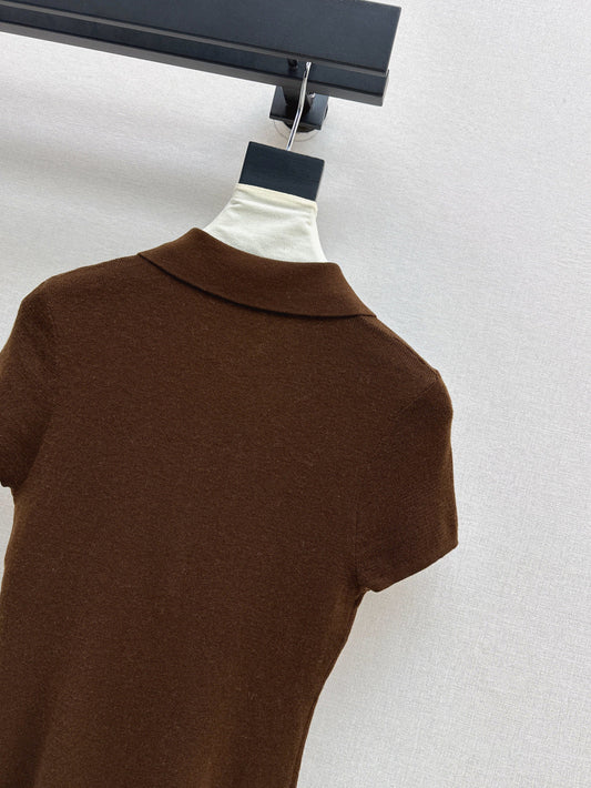 Loro 25fw knitted polo