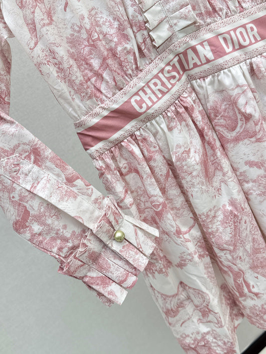 CD 25fw ruffle dress