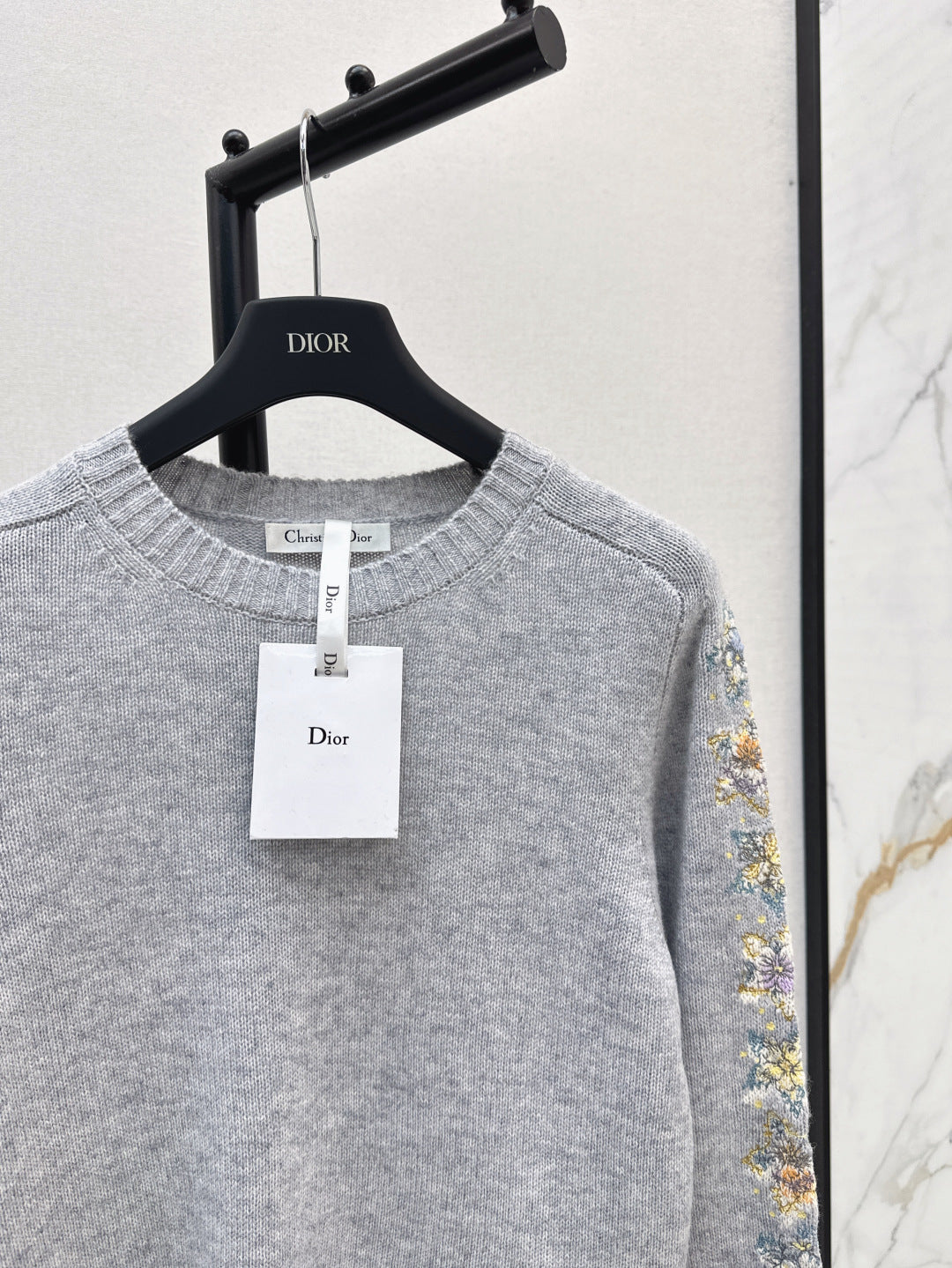 CD 25fw jacquard sweater