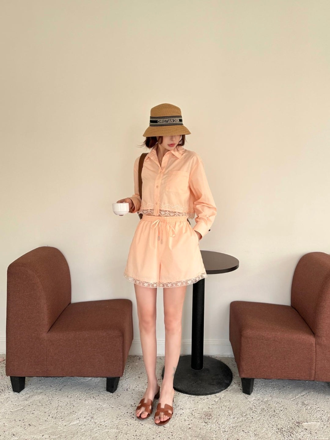 Louis 25fw lace suit