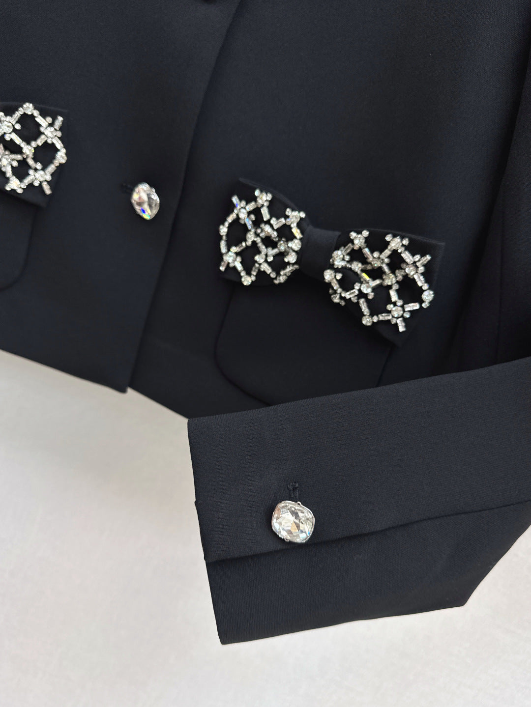 Miu 25fw rhinestone suit
