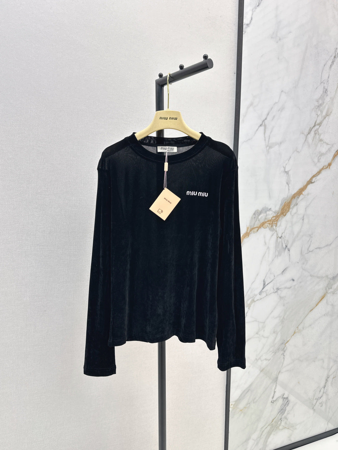 Miu 25fw velvet shirt