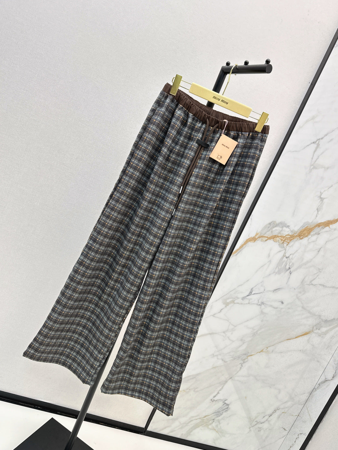 Miu 25fw plaid pants