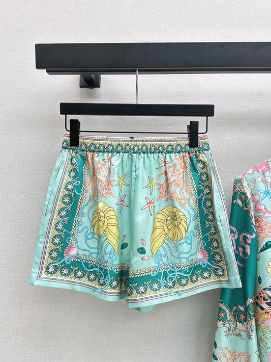 Vers 25fw silk short