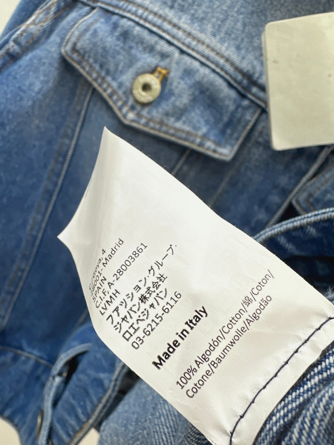 Loe 25fw denim jacket