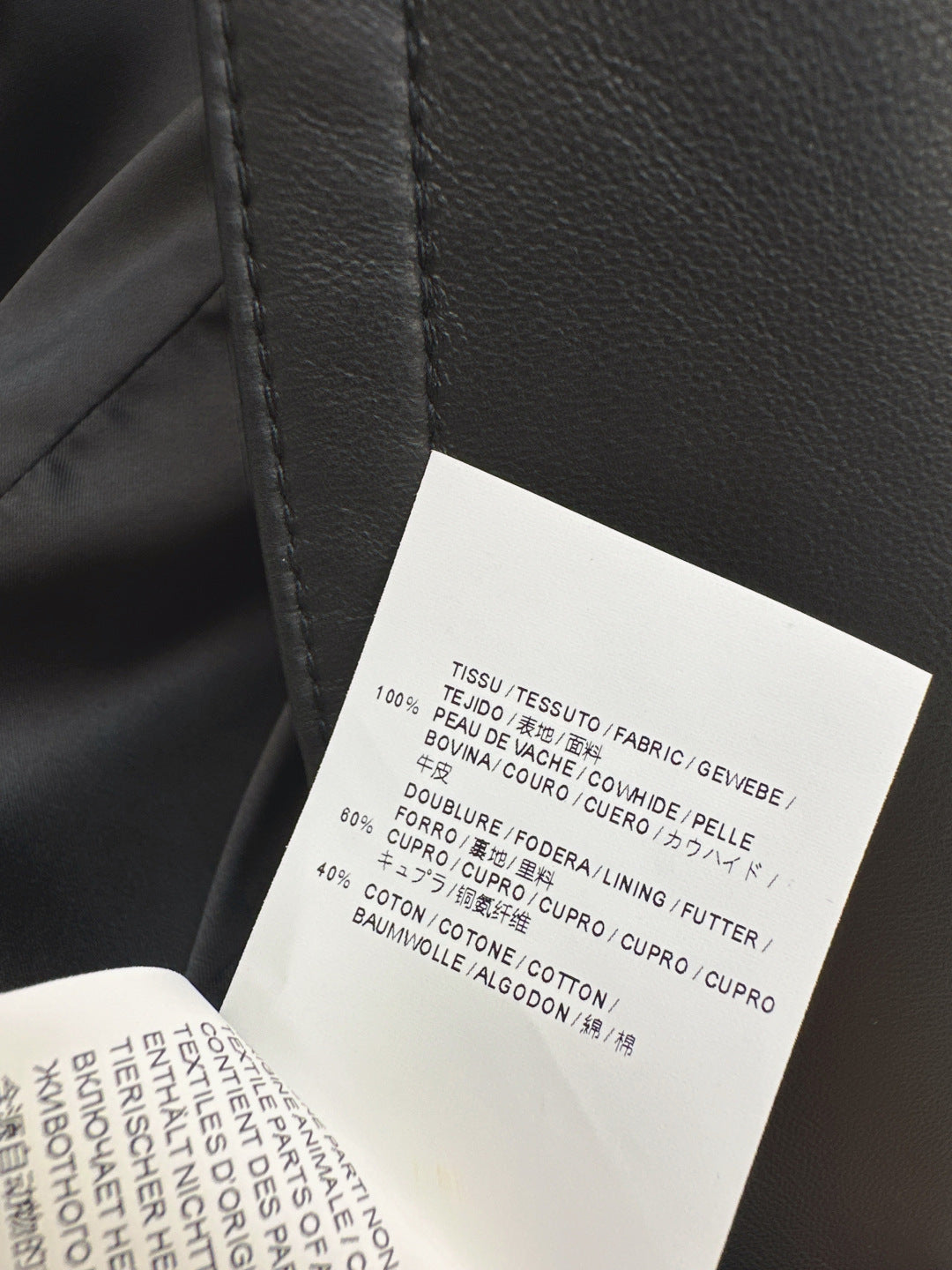 Ala 25fw leather jacket