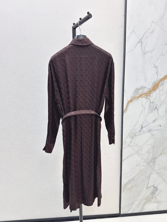 Fend 25fw jacquard dress