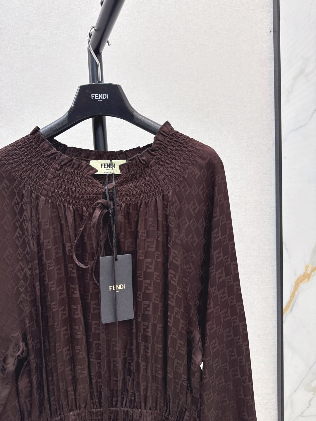 Fend 25fw jacquard dress