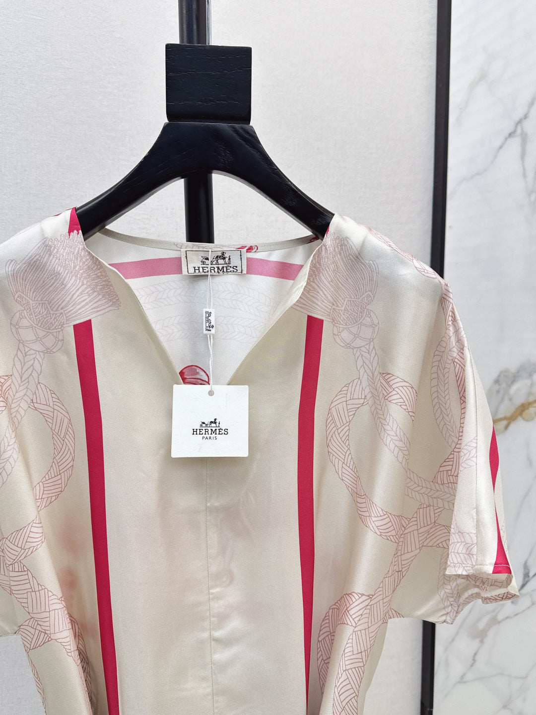 Herm 25fw silk dress