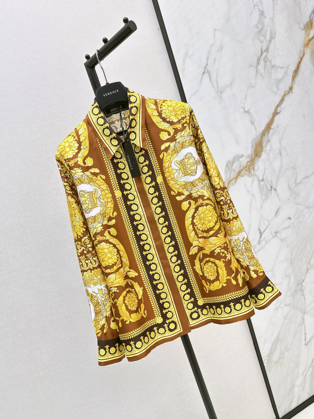 Vers 25fw silk shirt