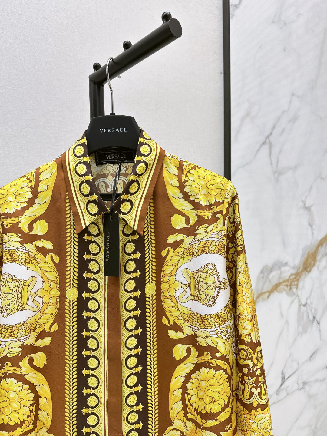 Vers 25fw silk shirt