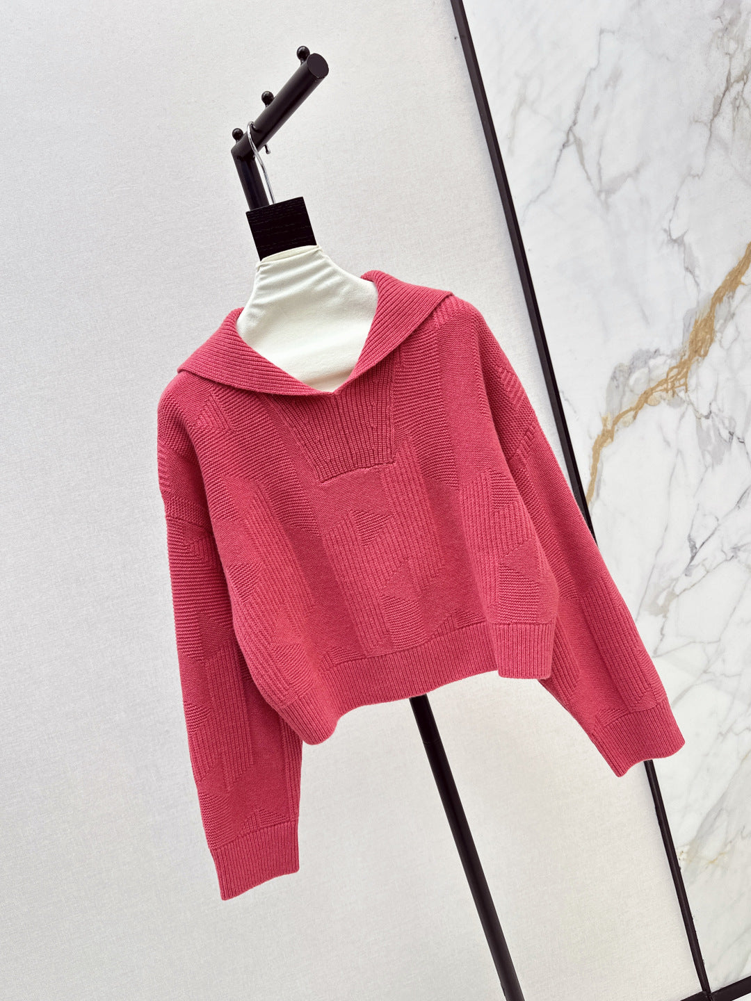 Herm 25fw jacquard sweater
