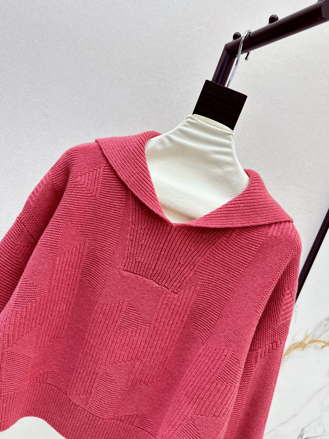 Herm 25fw jacquard sweater