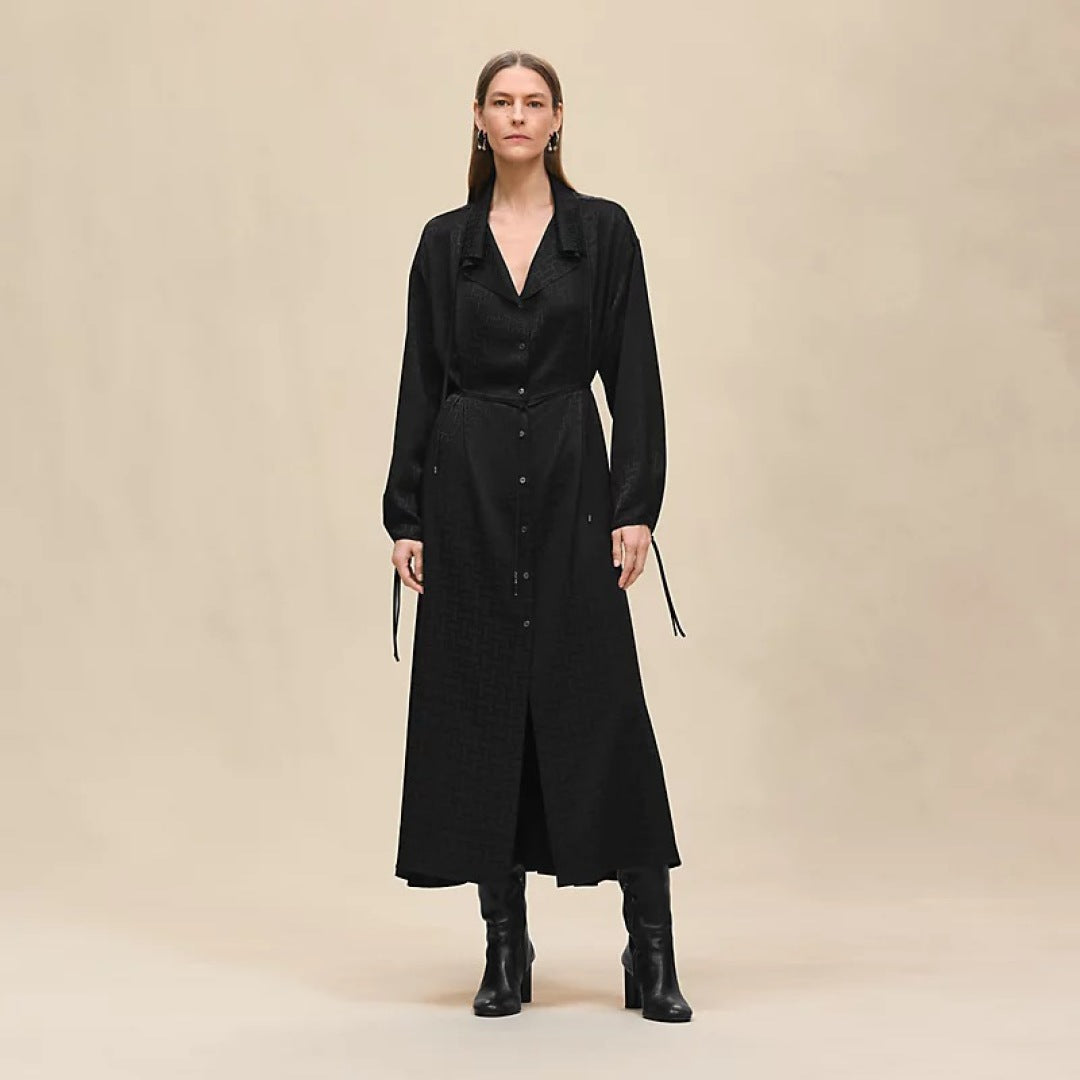 Herm 25fw jacquard dress