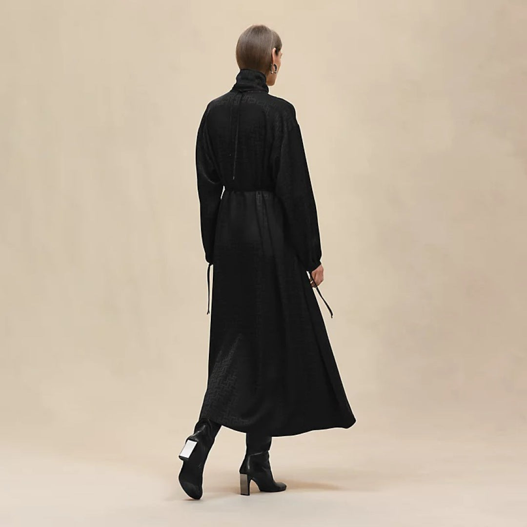Herm 25fw jacquard dress