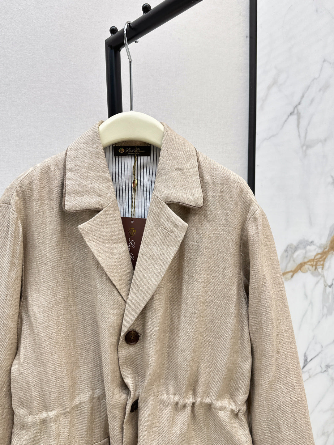 Loro 25fw linen jacket