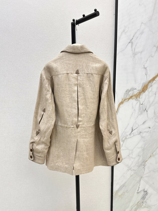 Loro 25fw linen jacket