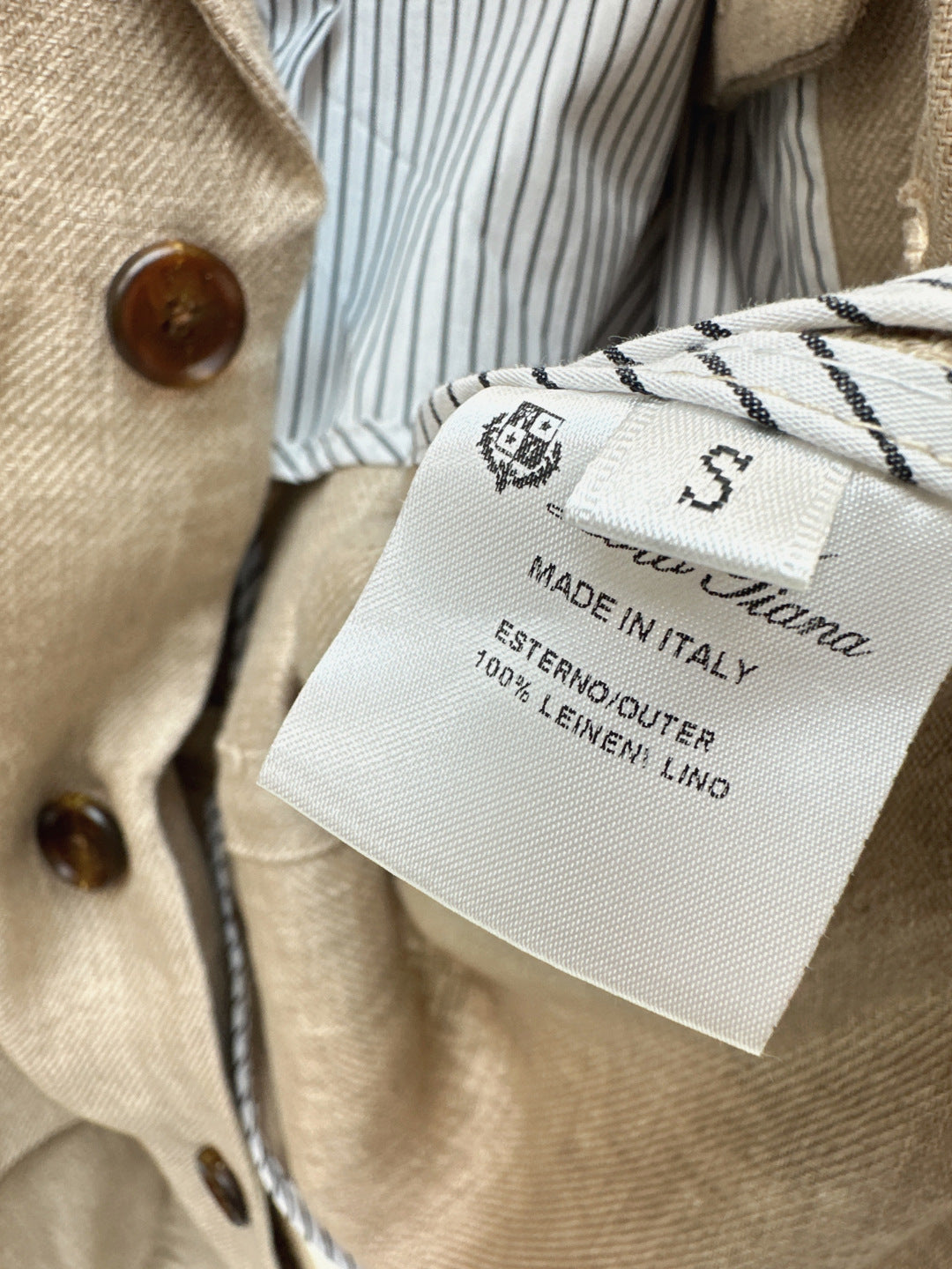 Loro 25fw linen jacket